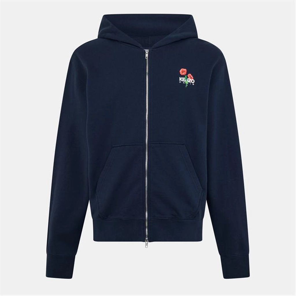 Kenzo Archive Bouquet Classic Hoodie - Blue