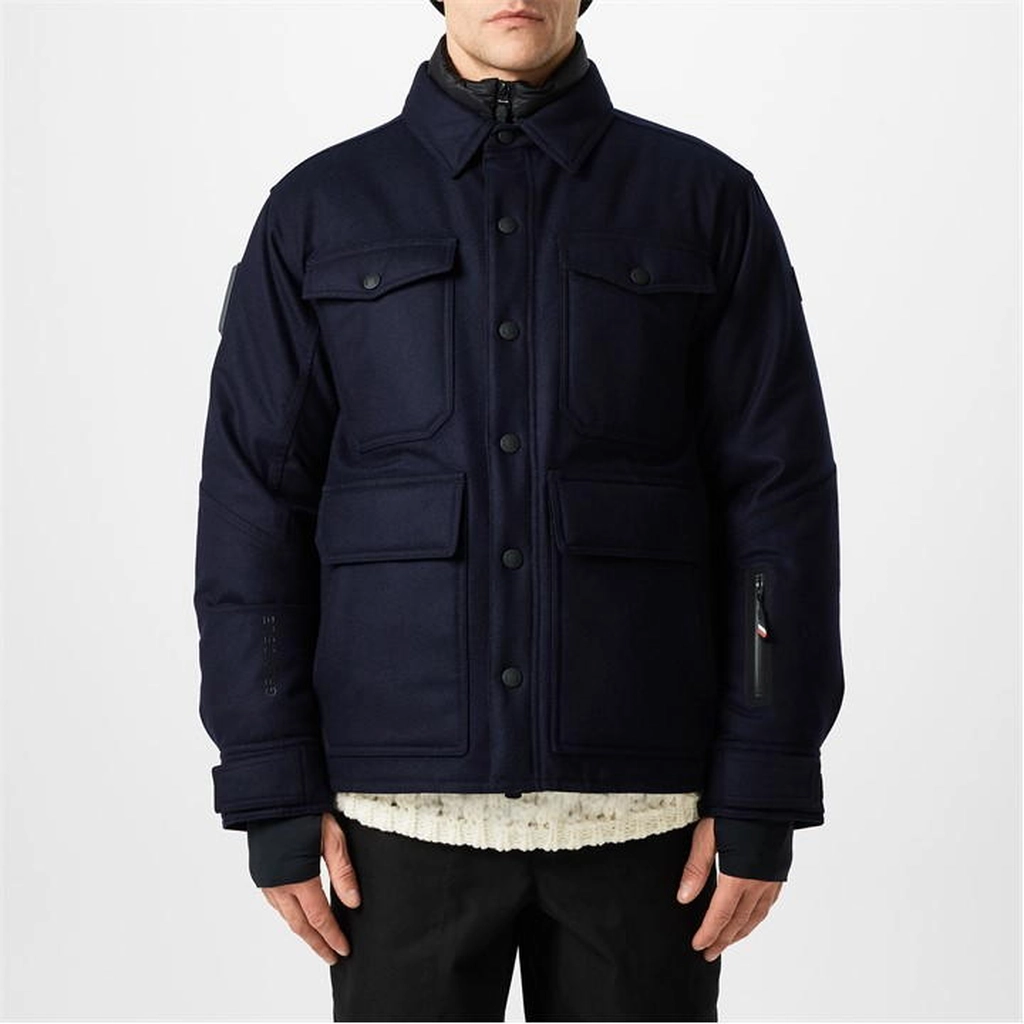 Moncler Antucco Overshirt - Blue