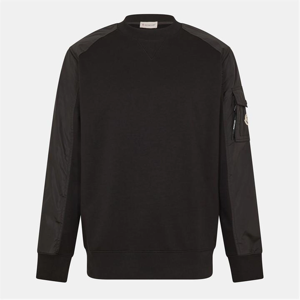 Moncler Crew Swt Sn54 - Black