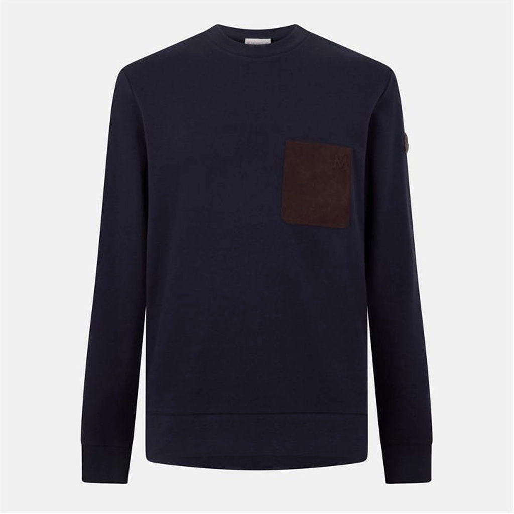 Moncler Edit Crw Swt Sn54 - Blue
