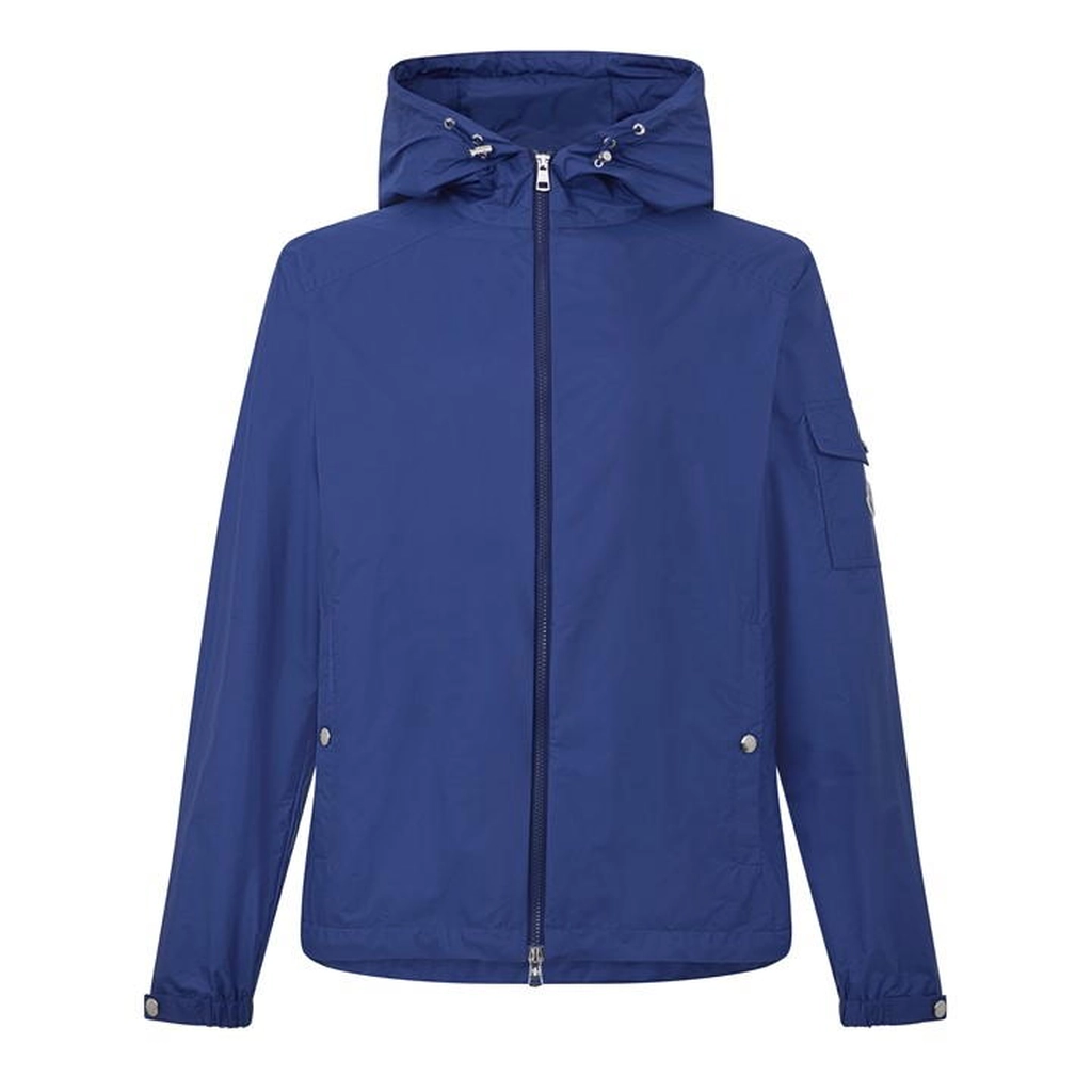 Moncler Etiache Hooded Rain Jacket - Blue