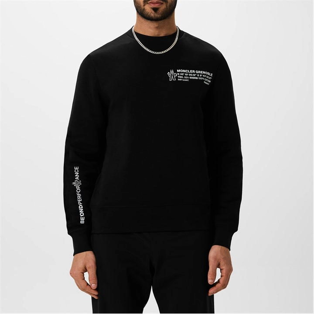 Moncler Logo Sweatsirt - Black