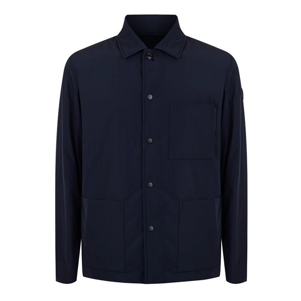 Moncler Long Sleeve Overshirt - Blue