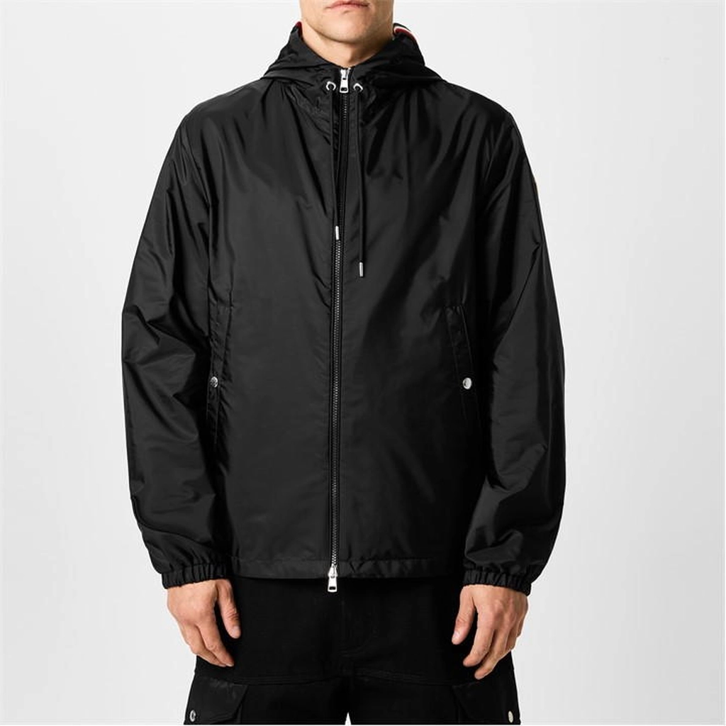 Moncler Men'S Grimpeurs Nylon Hooded Jacket - Black
