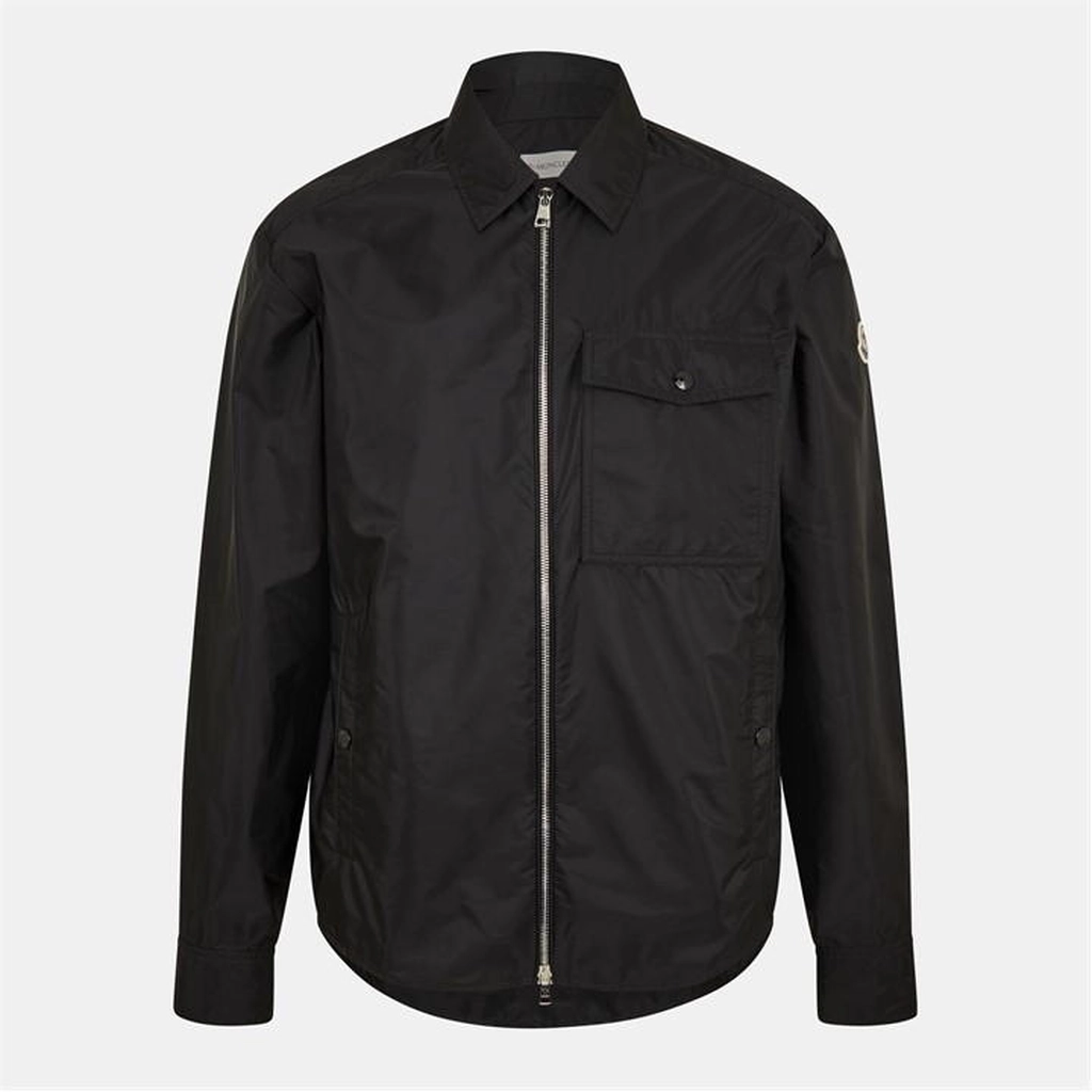 Moncler Nylon Overshirt - Black
