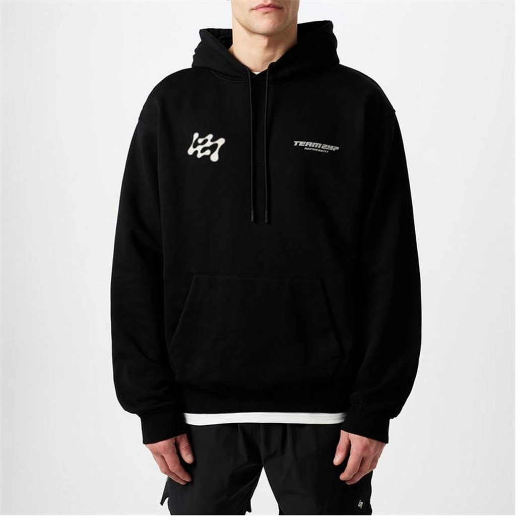 Represent Men'S Future Over Size Hoodie - Black