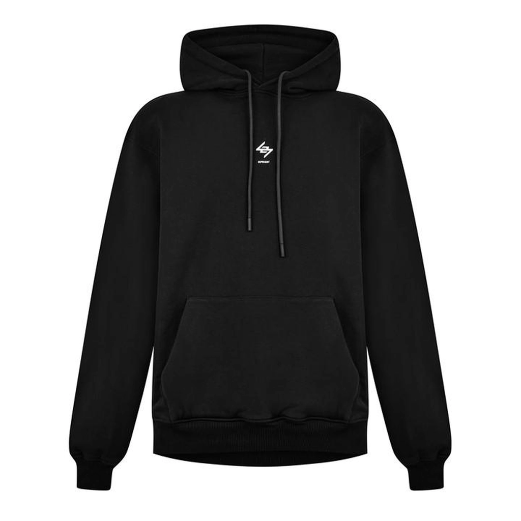 Represent Men'S Logo Cotton 247 Oversized Hoodie - Black