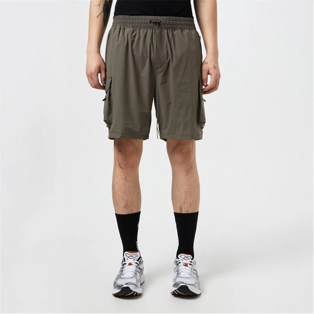 Represent Men'S Logo Nylon V1 Cargo Shorts - Green