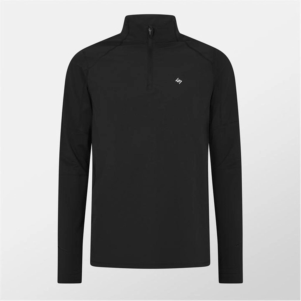 Represent R247 Run Quarter Zip - Black
