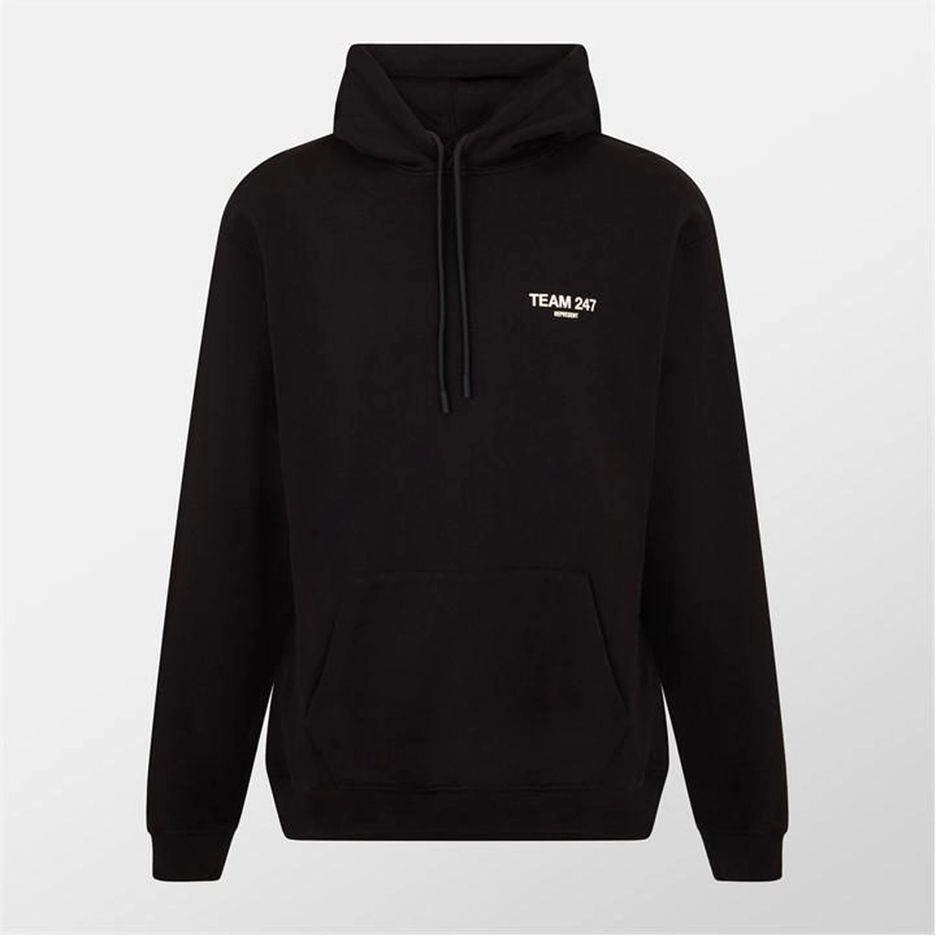 Represent Team 247 Oversized Hoodie - Black