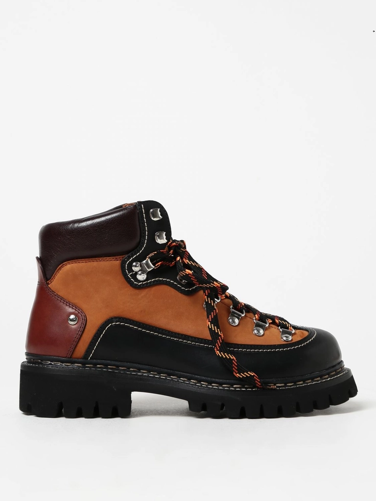 Dsquared2 Hiking ankle boots in leather