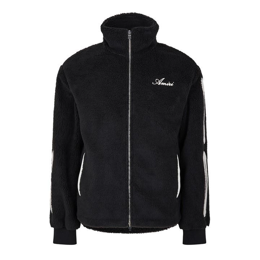 AMIRI Bones Zip Top - Black