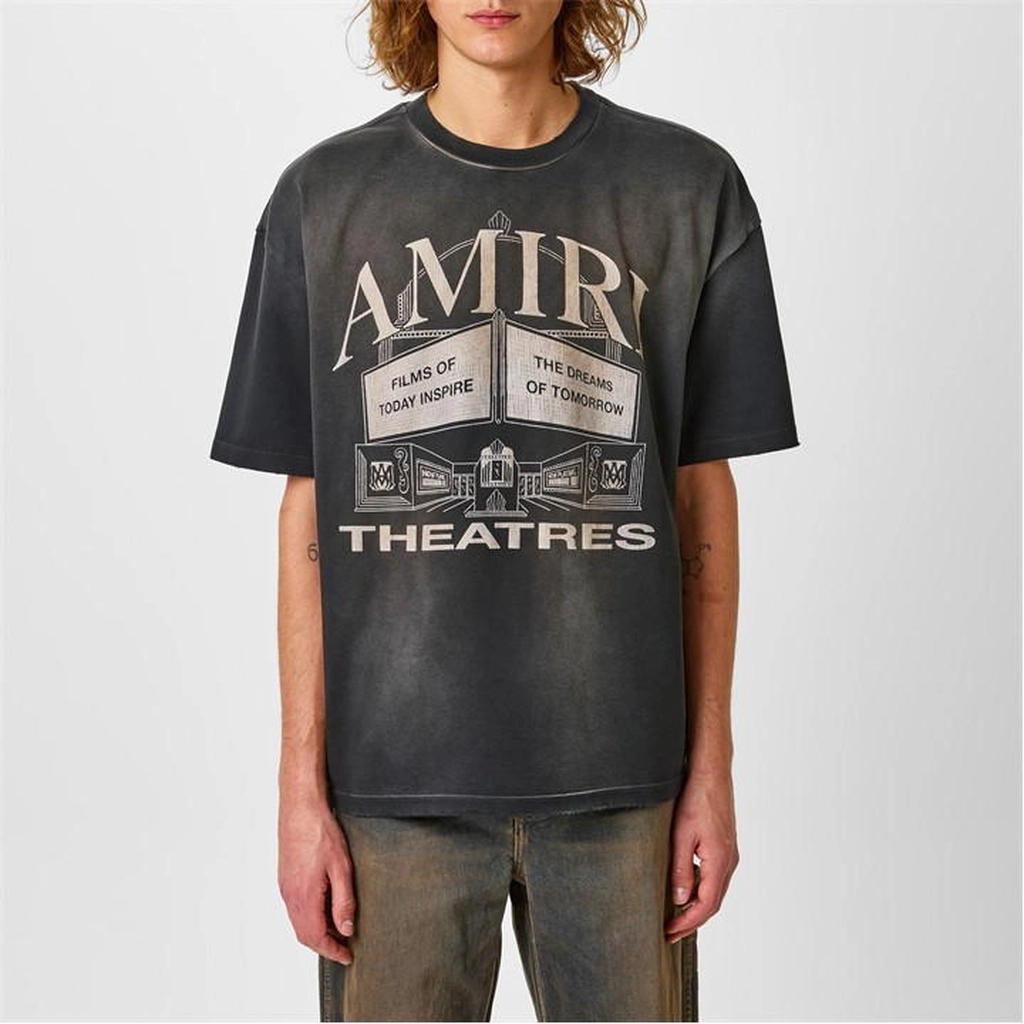 AMIRI Cotton Theatre Shirt - Black