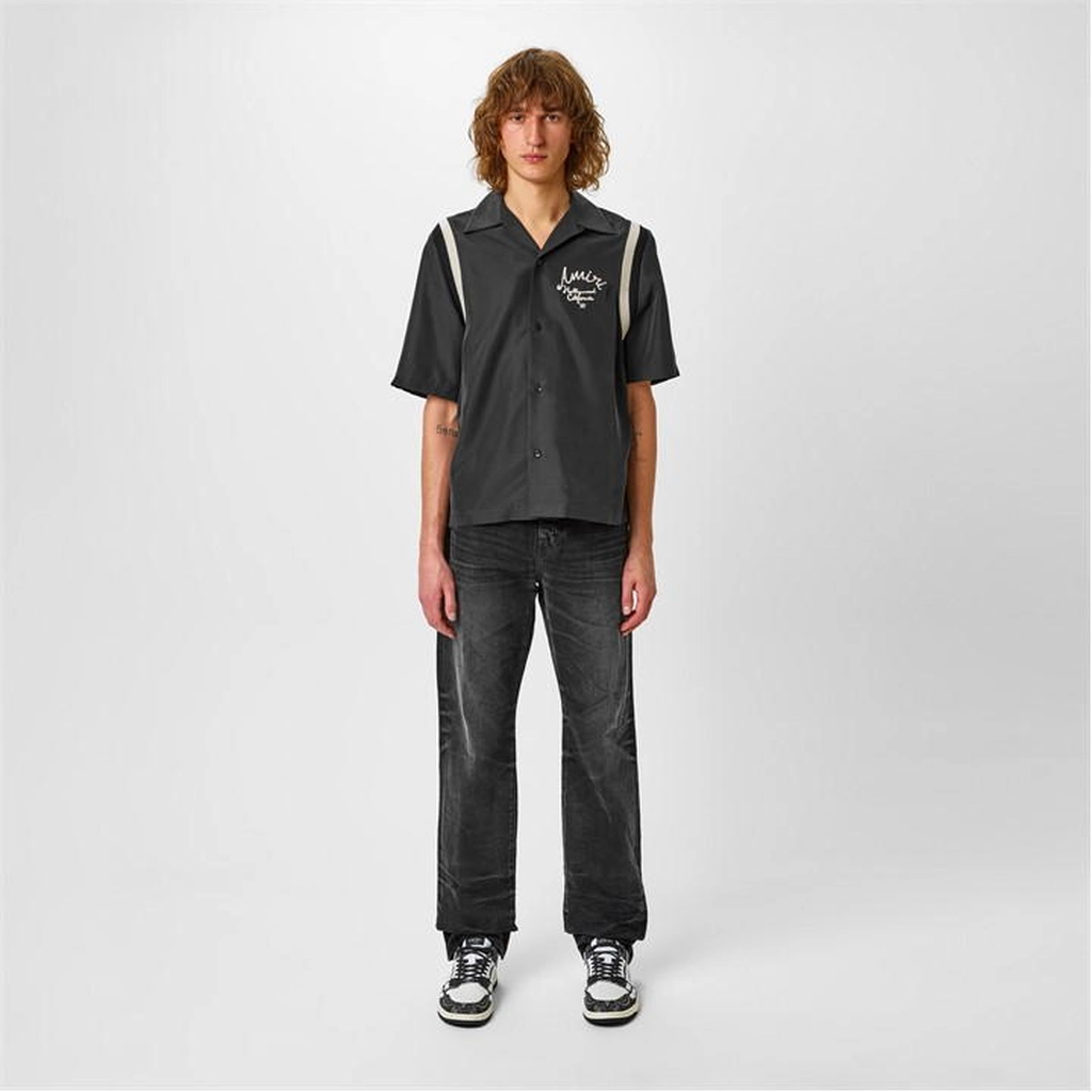 AMIRI Hollywood Varsity Shirt - Black