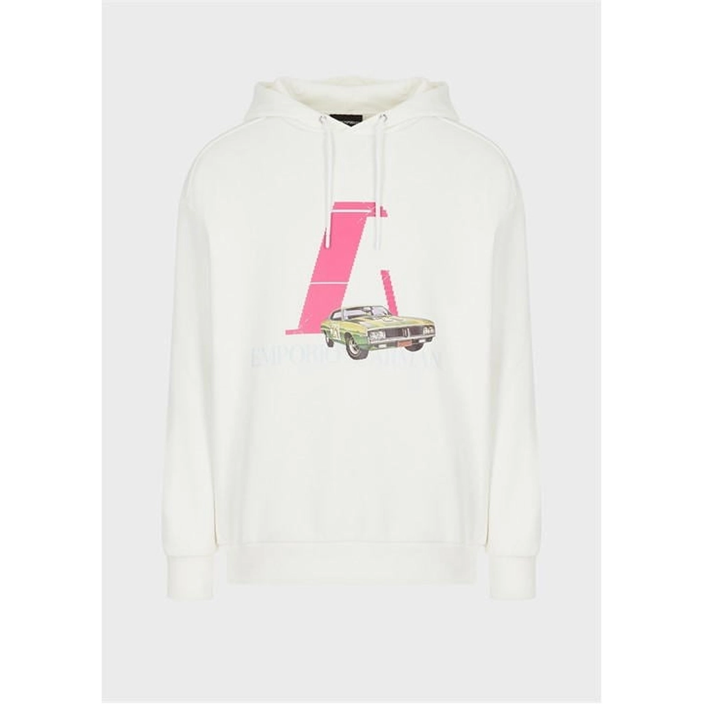 Armani Felpa Track Hoodie - White