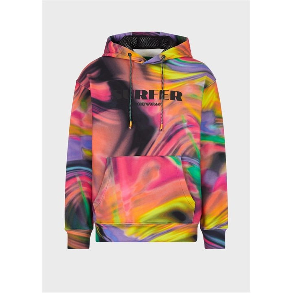 Armani Print Hoodie - Multi
