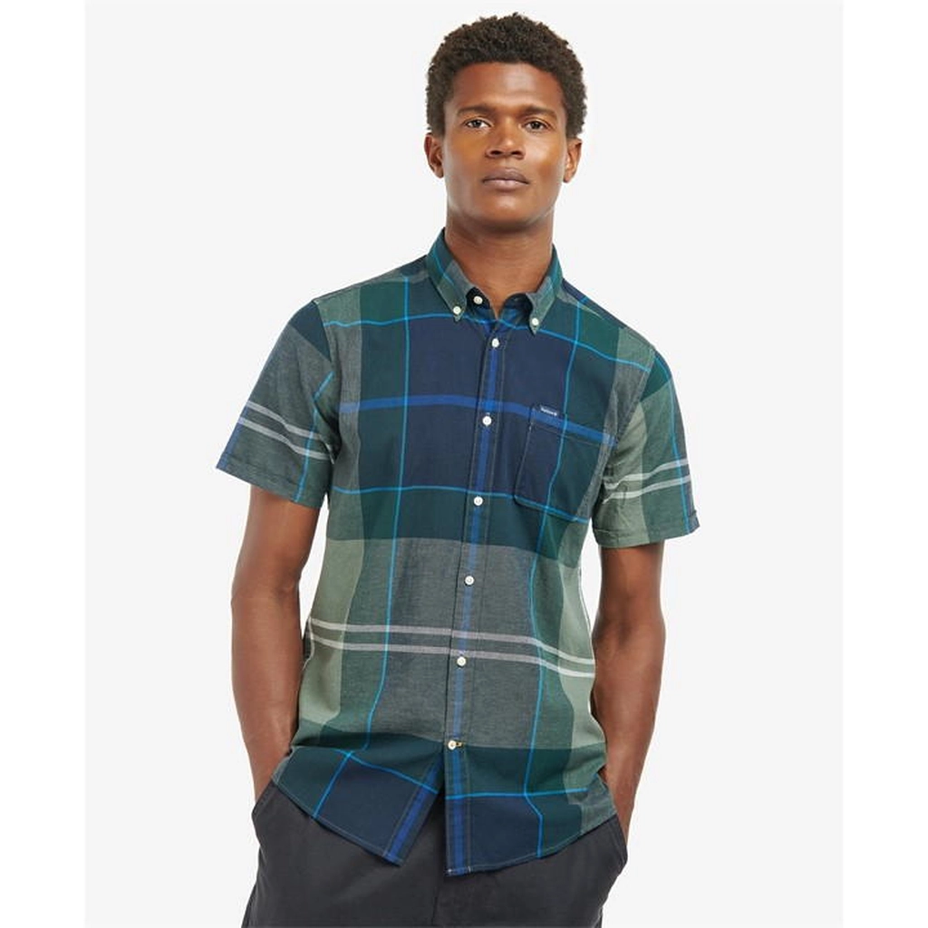 Barbour Douglas Short-Sleeved Tailored Shirt - Blue