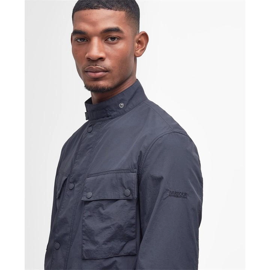 Barbour Hayledon Biker Jacket - Blue