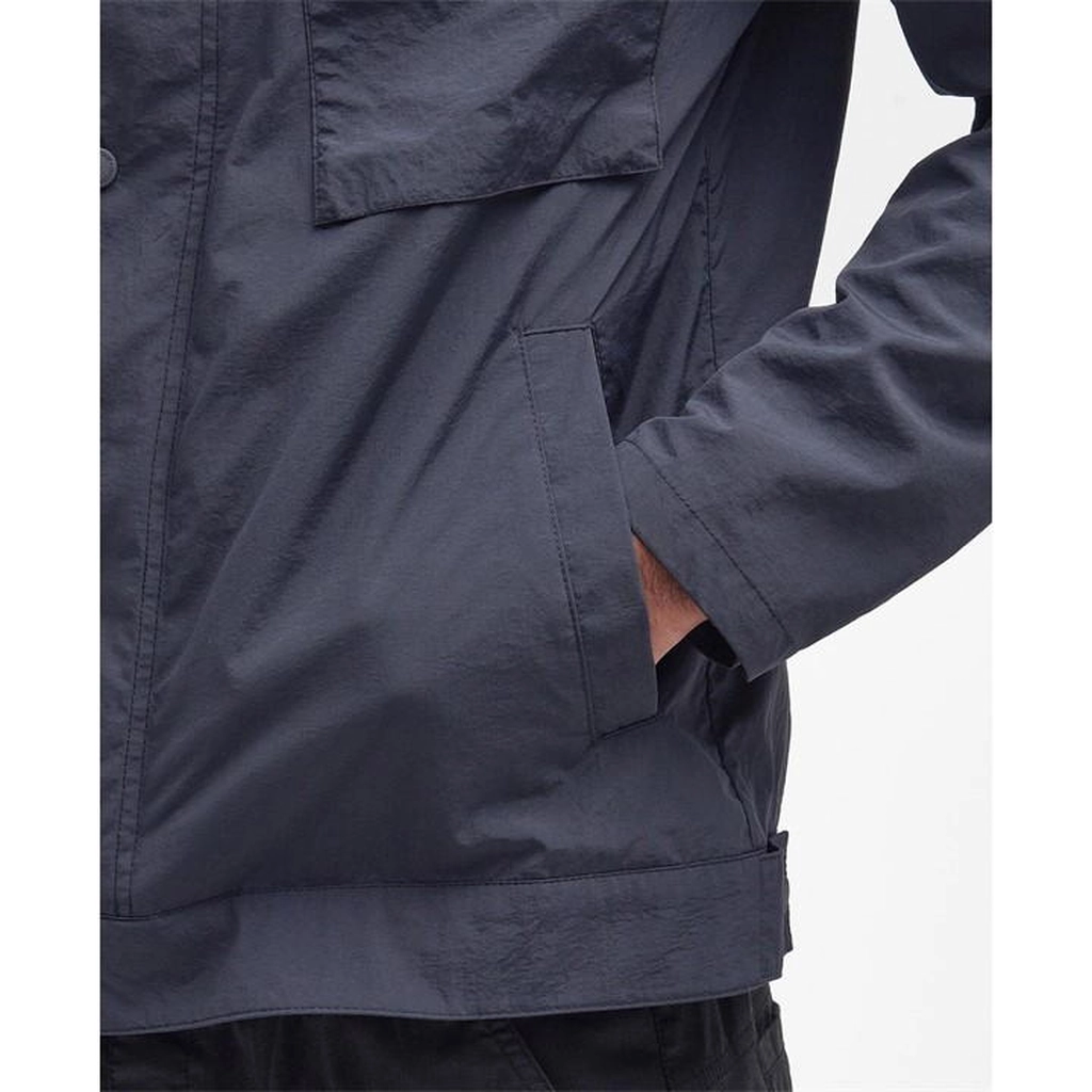 Barbour Hayledon Biker Jacket - Blue
