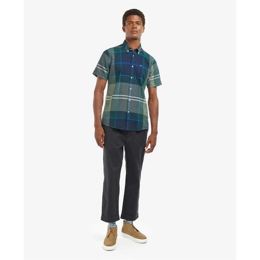 Barbour Douglas Short-Sleeved Tailored Shirt - Blue