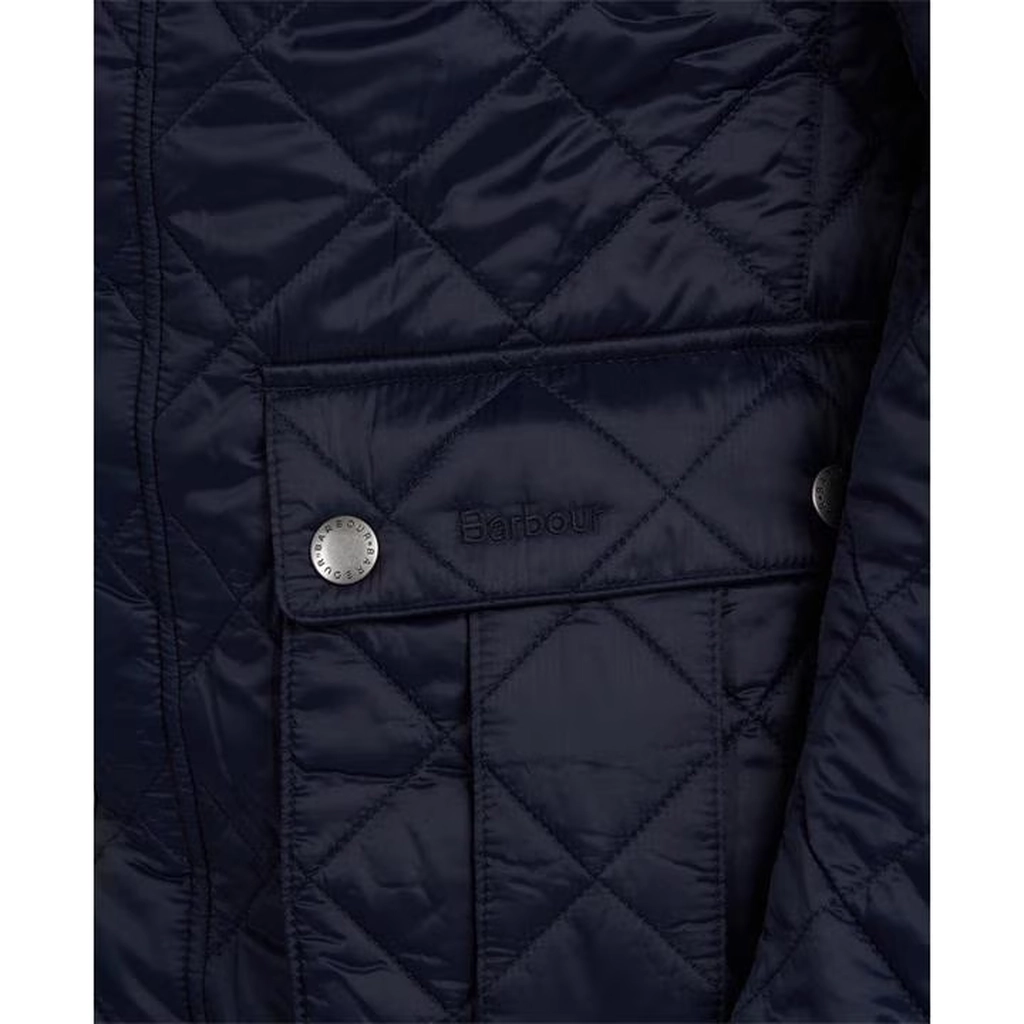 Barbour Tourer Ariel Quilted Jacket - Blue