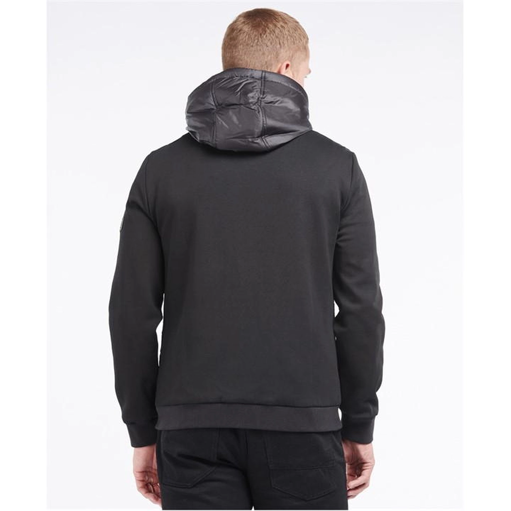 Barbour Track Quilted Sweatshirt - Black