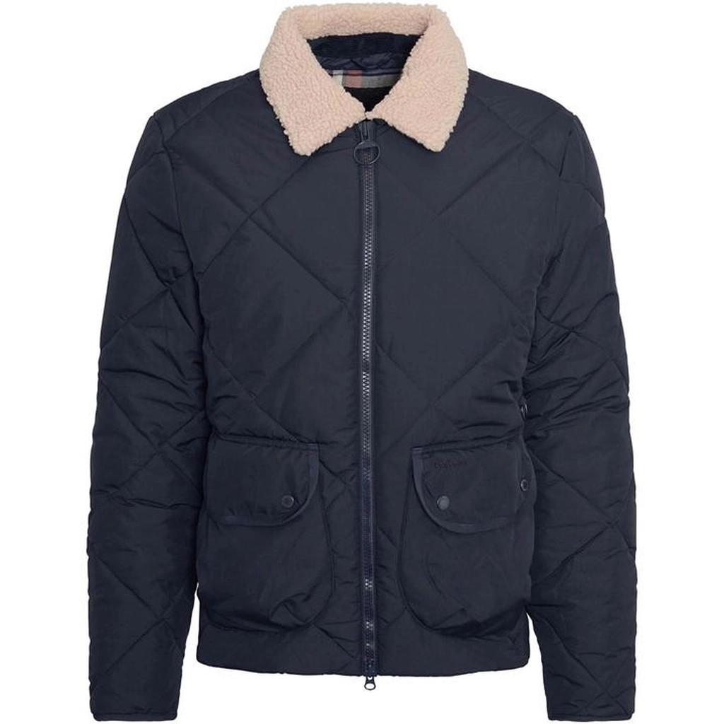 Barbour Angler Quilted Jacket - Blue