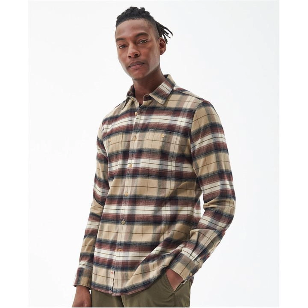 Barbour Askrigg Tailored Fit Shirt - Beige