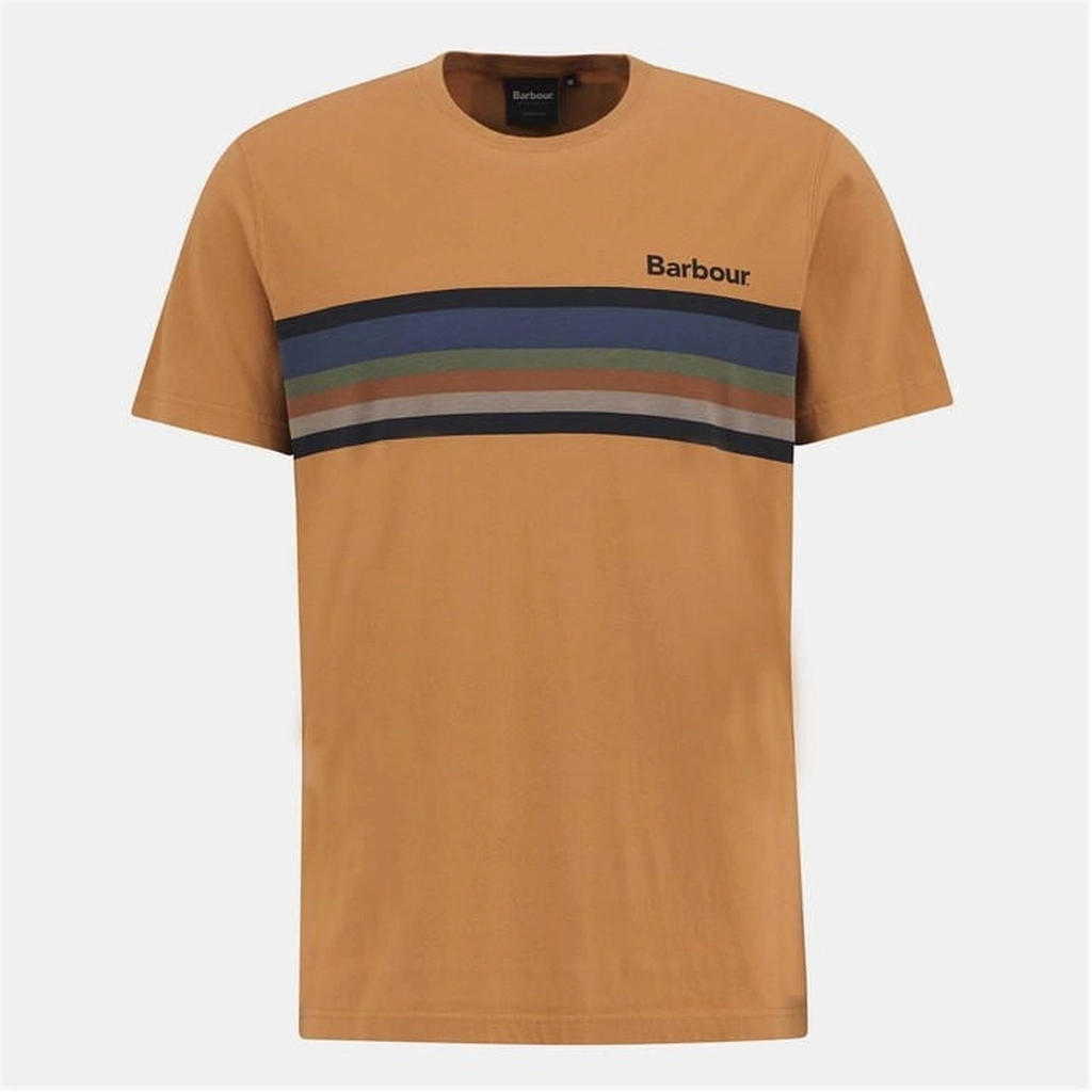 Barbour B.Li Newsham Strp T Sn54 - Orange