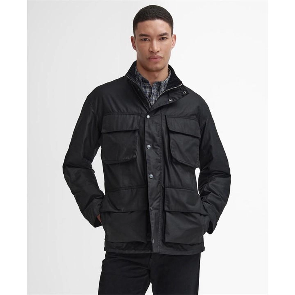 Barbour Brunton Waxed Jacket - Black