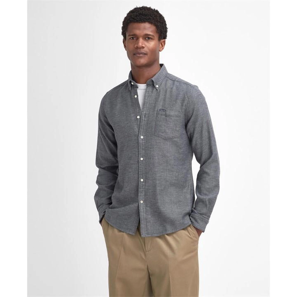 Barbour Buckley Tailored Long-Sleeved Shirt - Grey