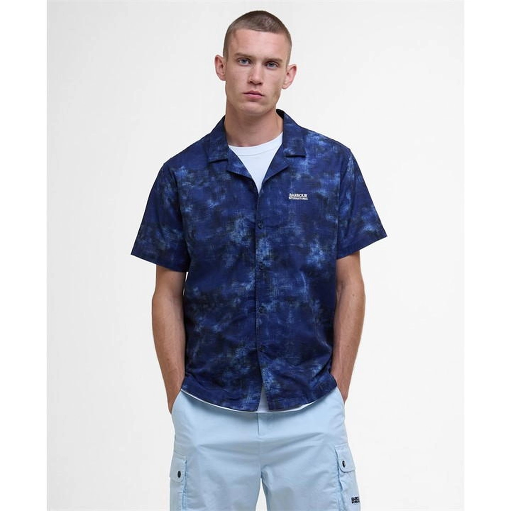 Barbour Camo Ikat Shirt - Blue