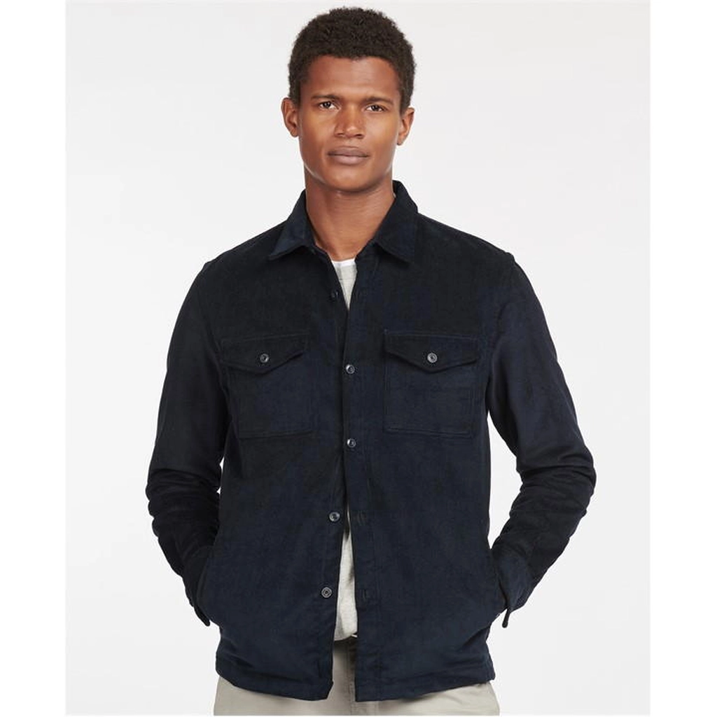 Barbour Cord Overshirt - Blue