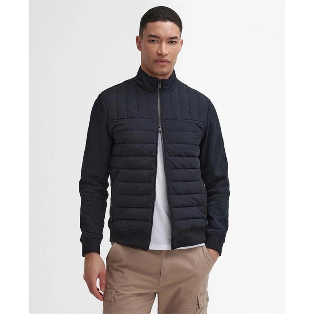 Barbour Counter Quilted Sweatshirt - Black