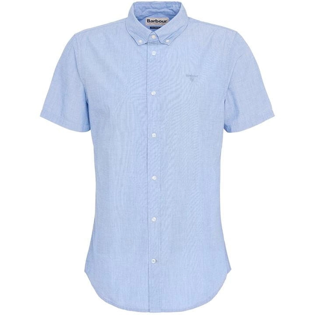 Barbour Crest Poplin Tailored Shirt - Blue