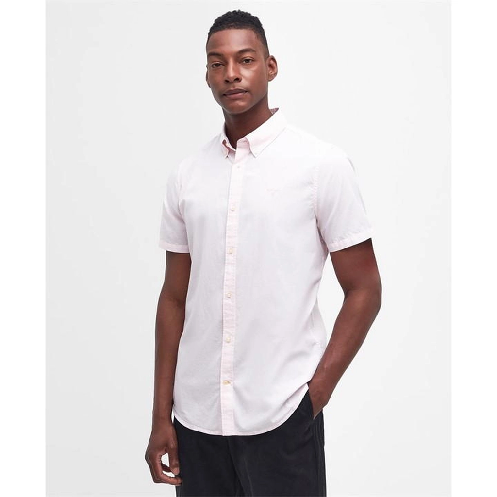 Barbour Crest Poplin Tailored Shirt - Pink