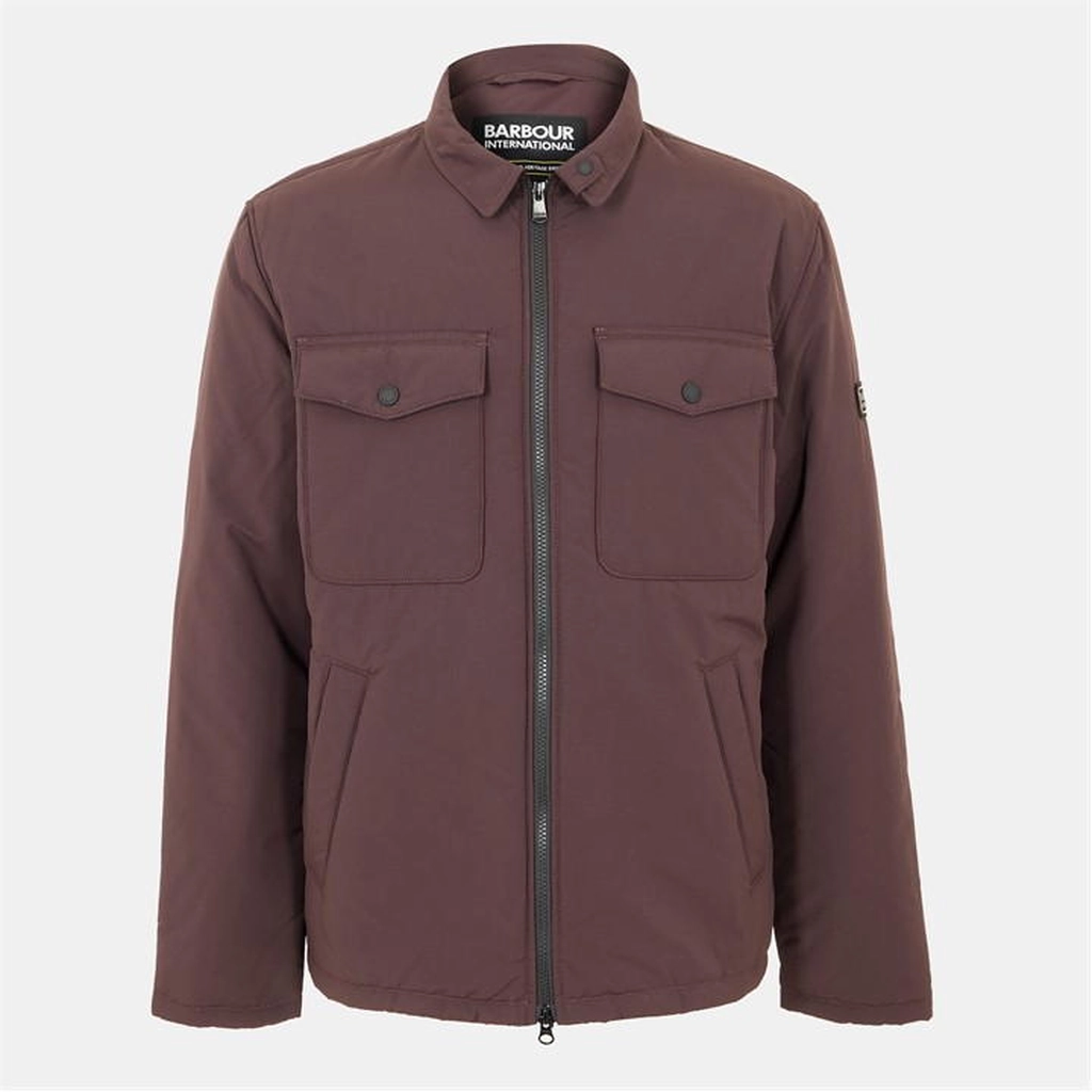 Barbour Distill Quilted Jacket - Red