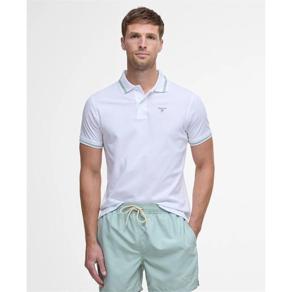 Barbour Ferrybridge Polo Shirt - White