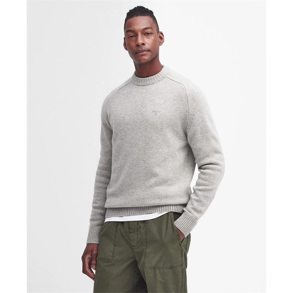 Barbour Grangetown Crew Neck Jumper - Grey
