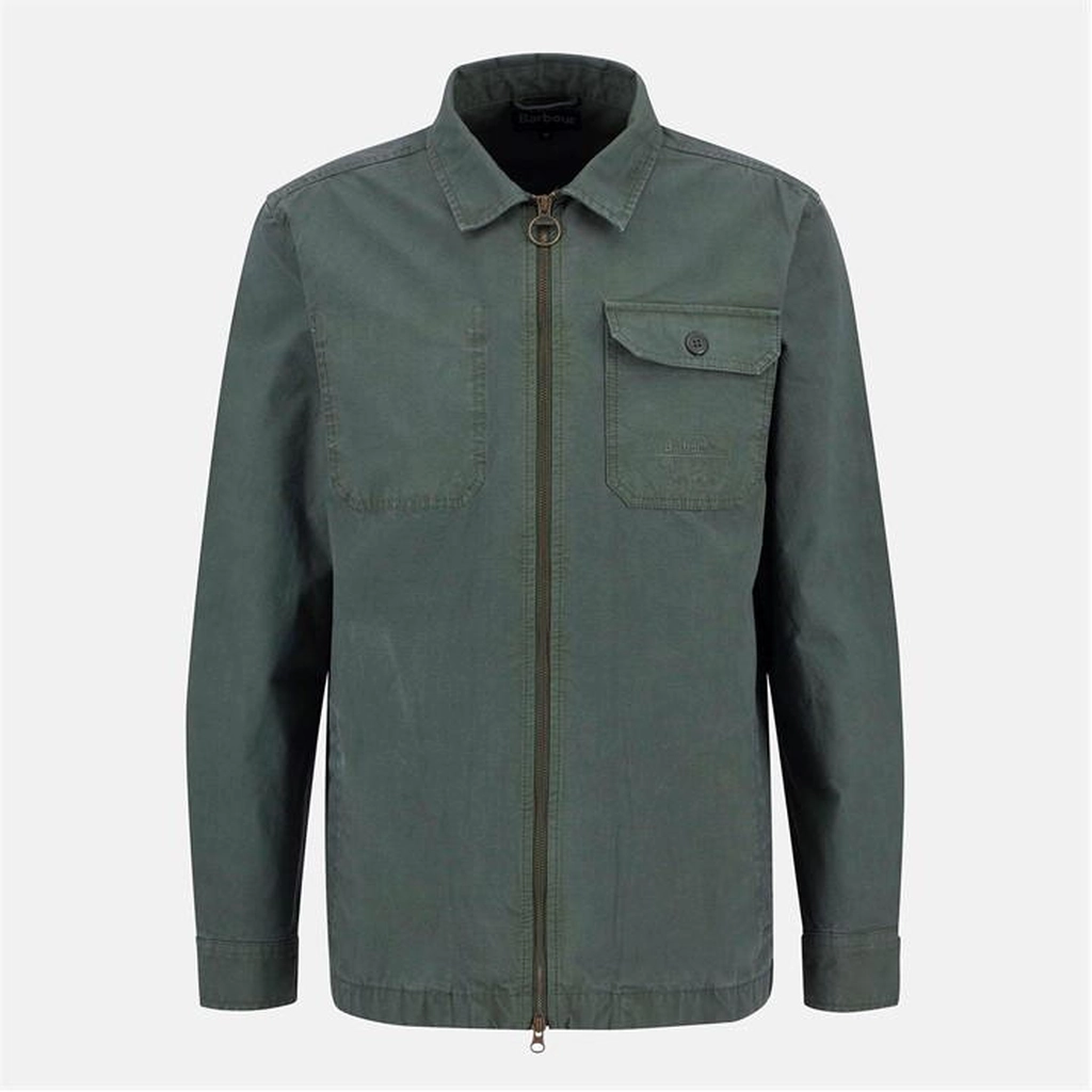 Barbour Harton Relaxed Overshirt - Green