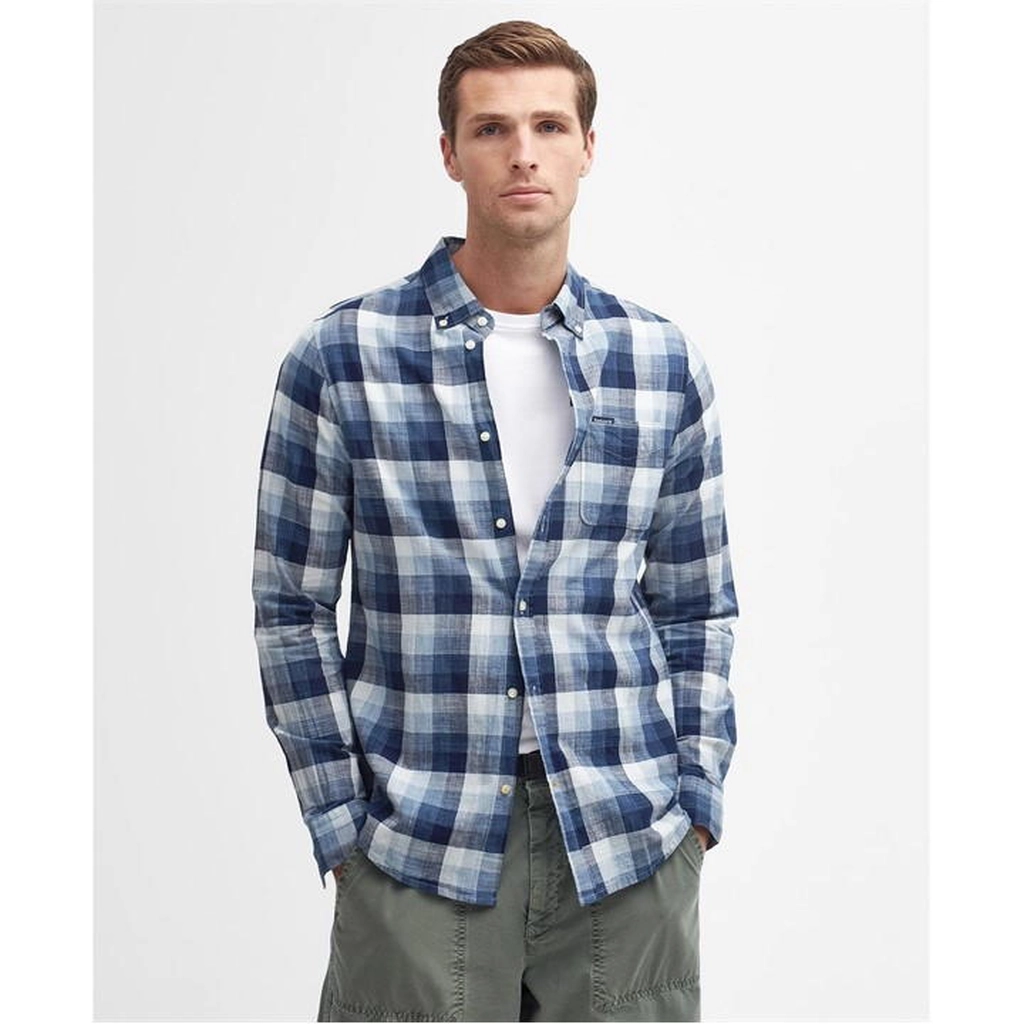Barbour Hillroad Tailored Shirt - Blue