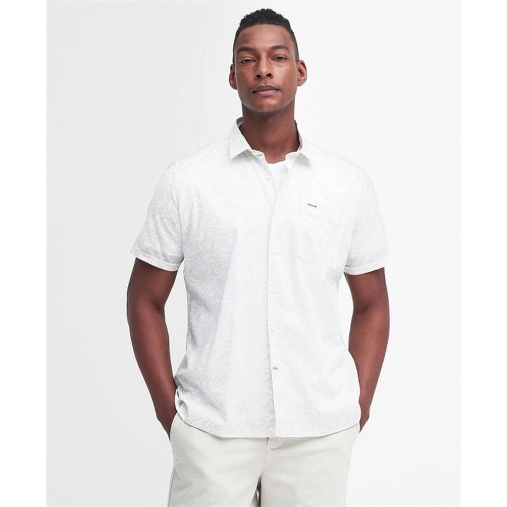 Barbour Horsehill Regular Short Sleeve Shirt - Cream