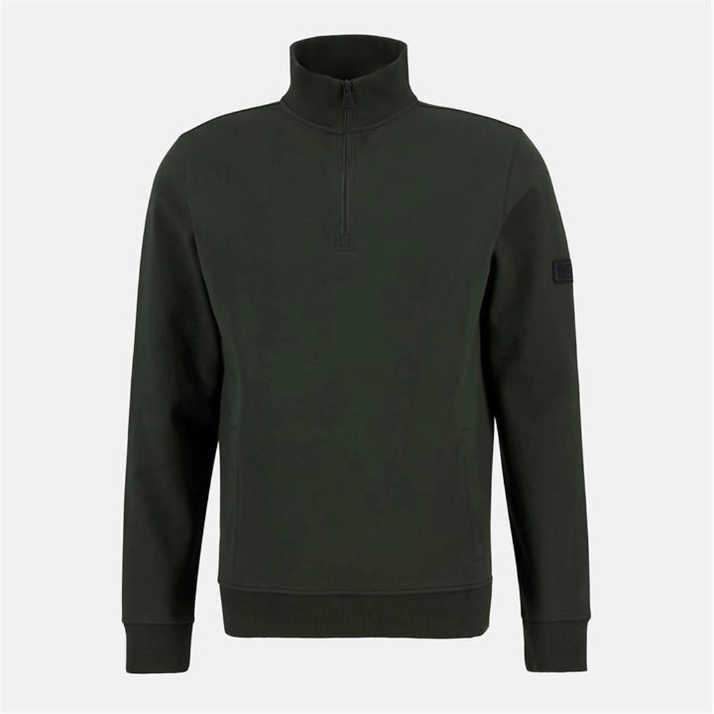 Barbour Ilford Interlock Half-Zip Sweatshirt - Green