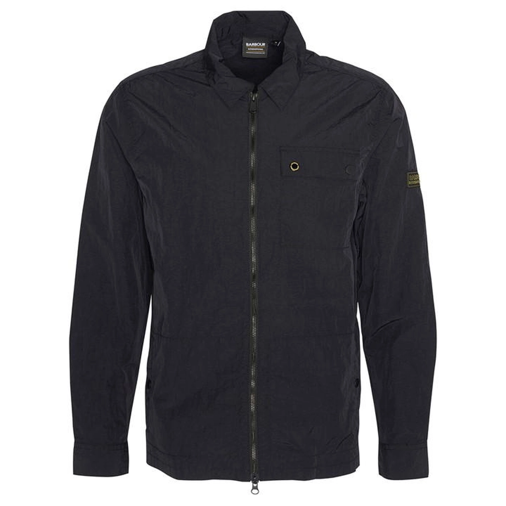 Barbour Inline Zip-Through Overshirt - Black