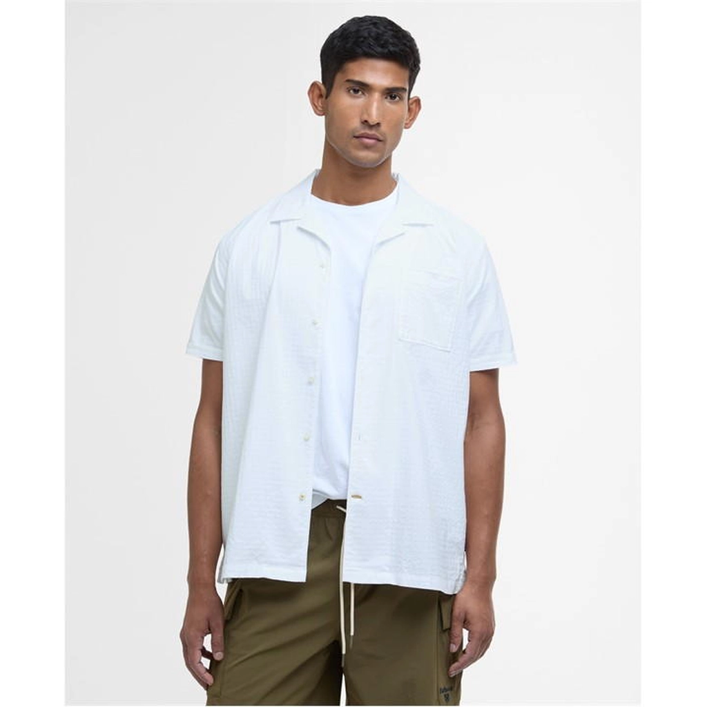 Barbour Irvine Textured Shirt - White
