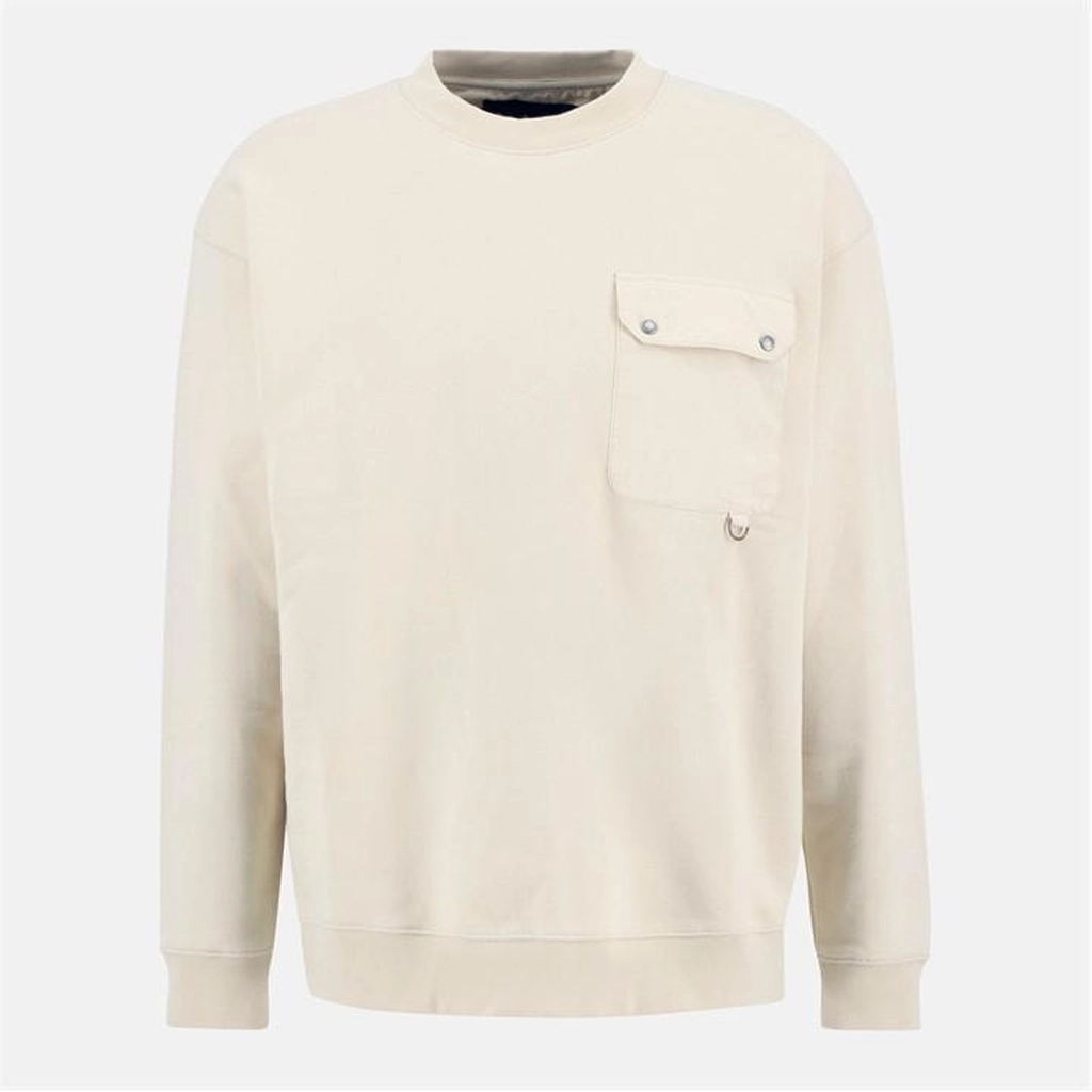 Barbour Leazes Crew Sweatshirt - Cream