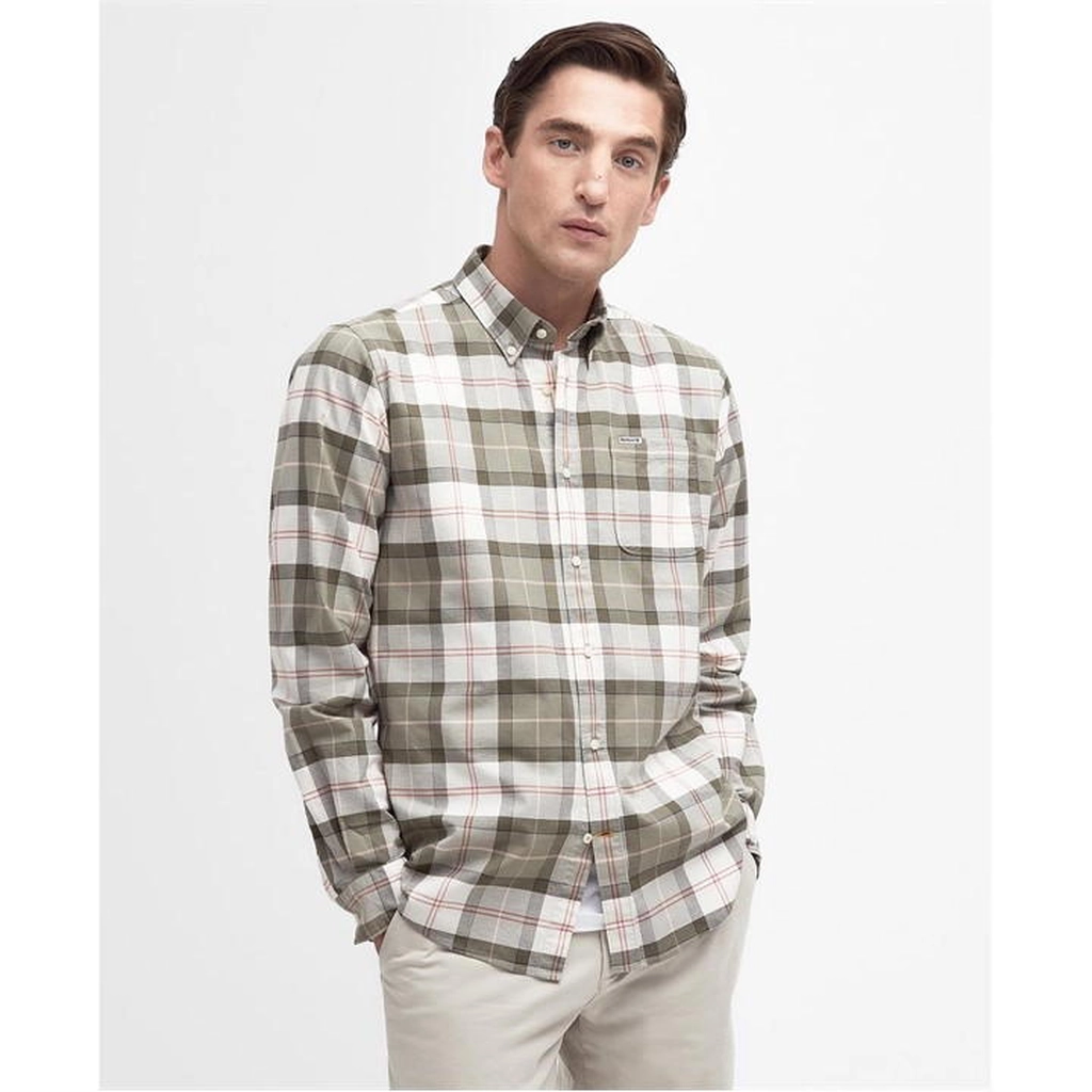 Barbour Lewis Tailored Shirt - Green