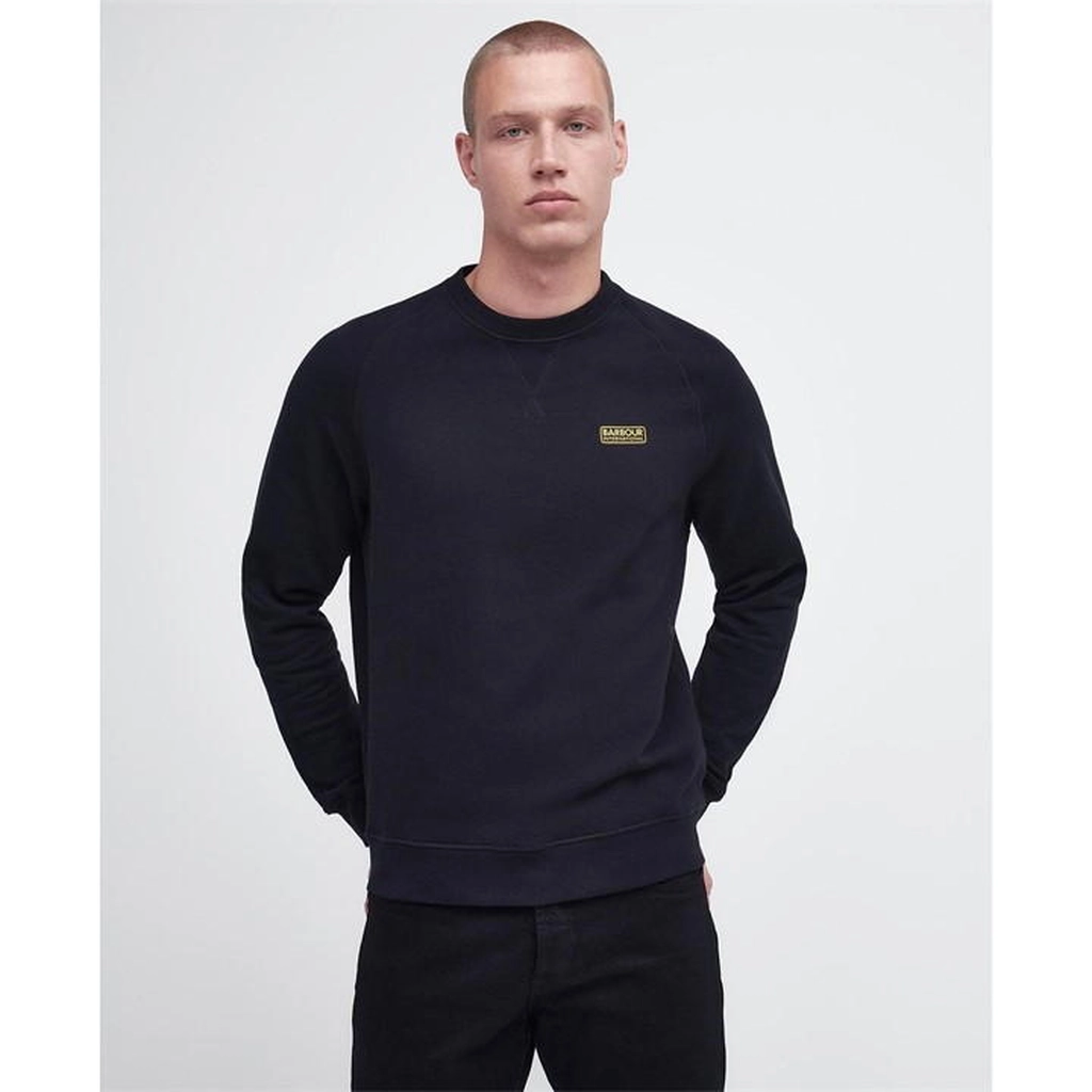Barbour Men's Essential Crew-neck Sweatshirt - Black