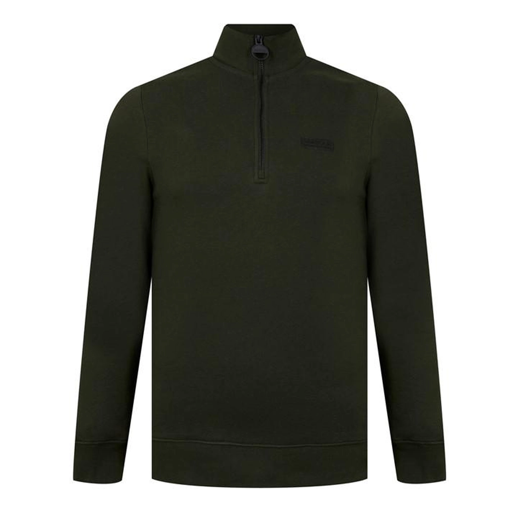 Barbour Men's Essential Half-Zip Fleece Top - Green
