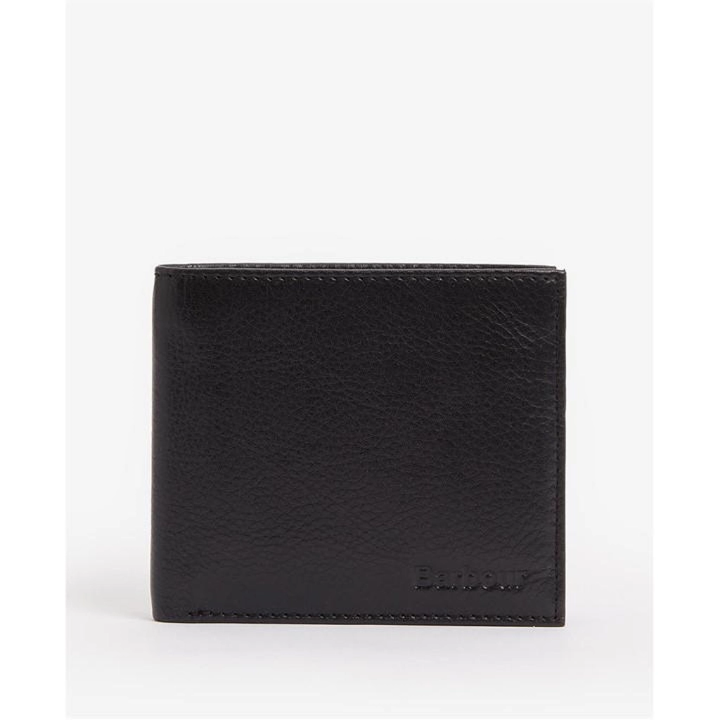 Barbour Men's Leather Billfold Wallet - Black